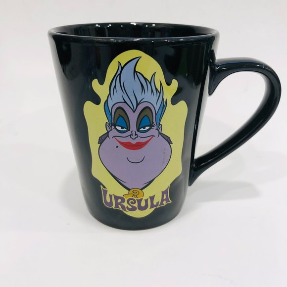 Disney Ursula Coffee Mug Little Mermaid Villain Black Mug - Picture 14 of 16